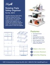 Rotating Triple Shelf Organizer