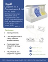Large Bin w/ 3 Compartments & Lid