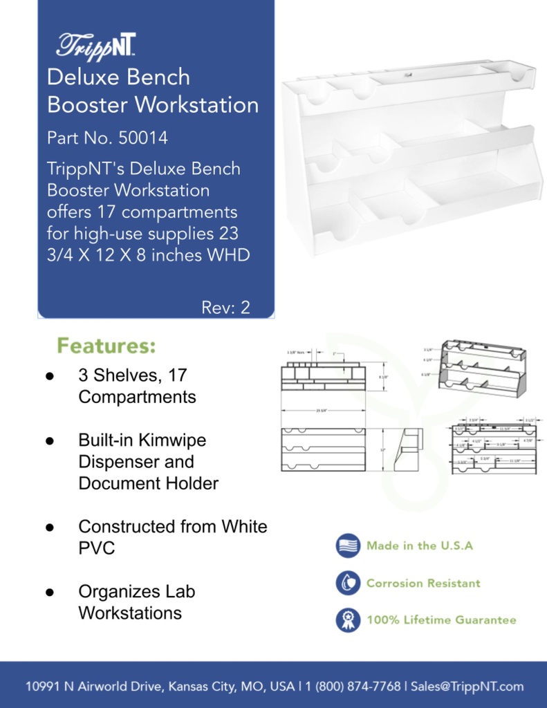 Deluxe Bench Booster Workstation