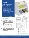 S Lab Storage Shelf w/ 16 Bins