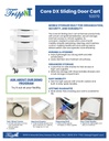 Core DX Cart with Sliding Door, Global Blue