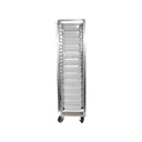 LabFlow Storage Rack with 4" Polycarb Trays