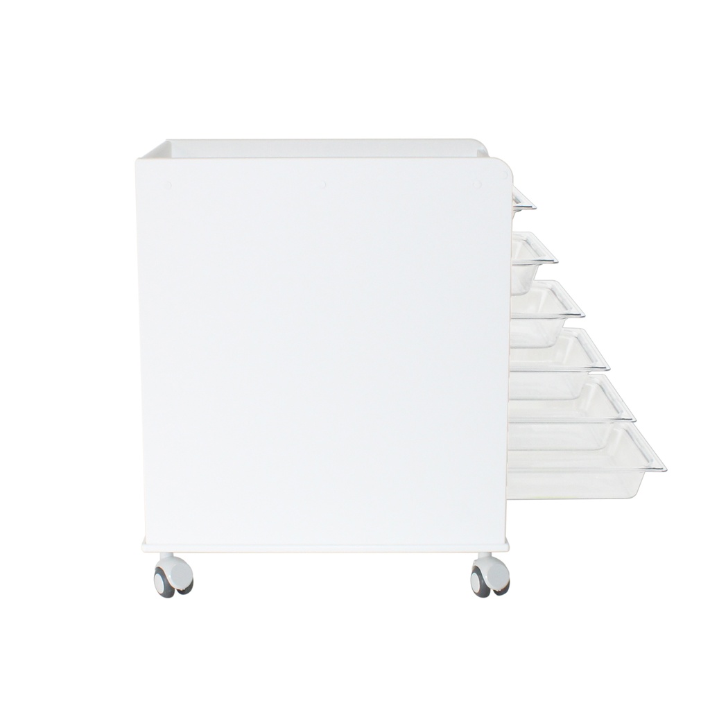 LabFlow Hood Cart with 2.5" Polycarb Trays