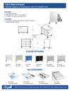 Extra Wide Compact Cart, Global Blue