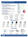 Core DX Cart Sliding Door & Railtop, Global Blue