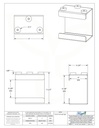 Small Kimwipe Holder, Magnet Undermount