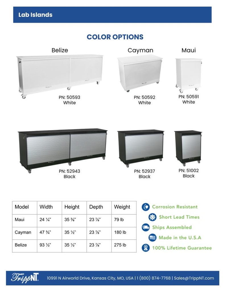 Maui Lab Island Cart in White