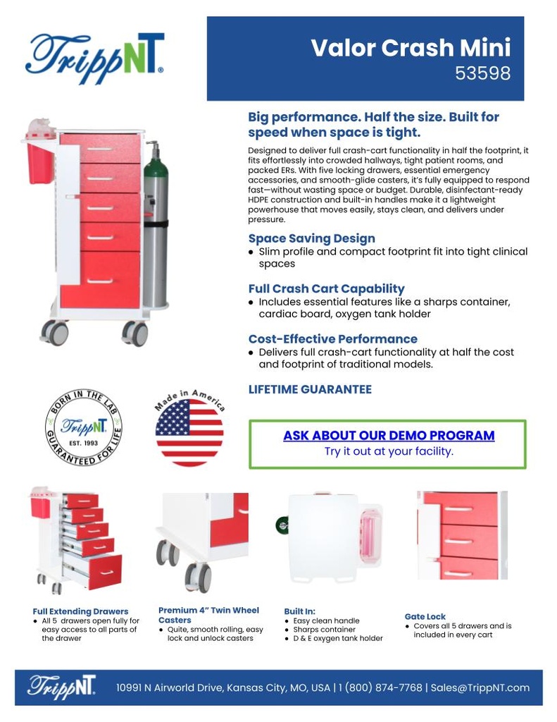 Valor Mini Crash Cart