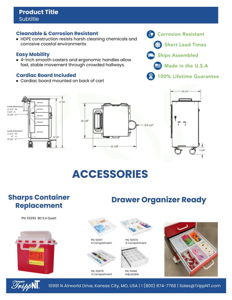 Valor Mini Crash Cart