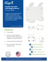 Magnetic Mount Double Lab Hook