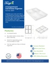 4 Compartment Drawer Organizer for Carts