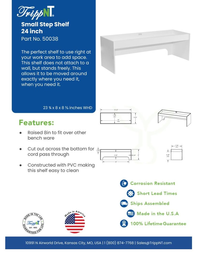 Small Step Shelf 24 inch