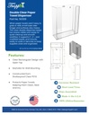 Double Clear Paper Towel Dispenser