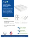 4 Pocket Drawer Organizer