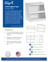 TrippNT White Angled Triple Safety Shelf