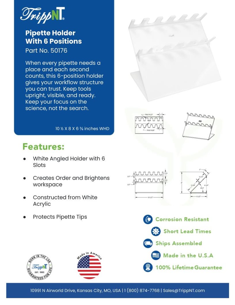 Pipette Holder 6 Position