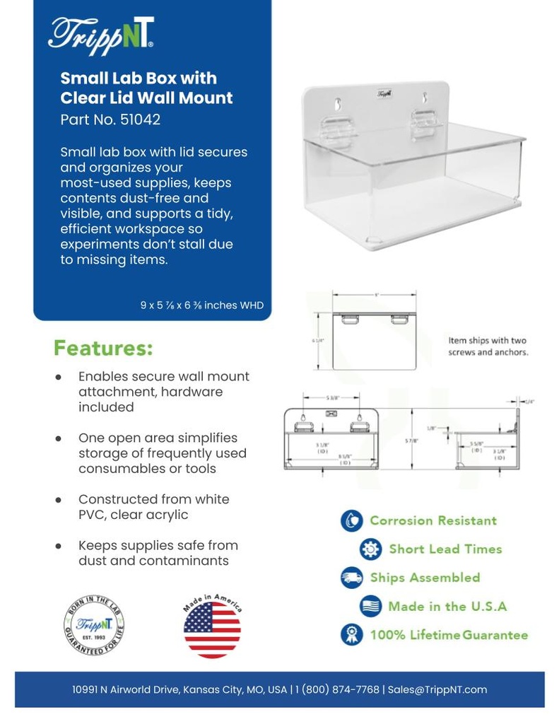 Small Lab Box with Lid