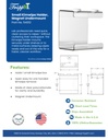 Small Kimwipe Holder, Magnet Undermount