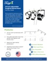 24 inch Adjustable Surgical Helmet Rack