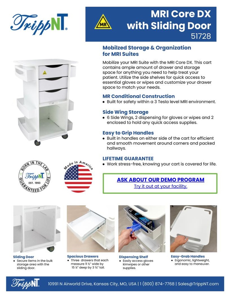 MRI Core DX with Sliding Door