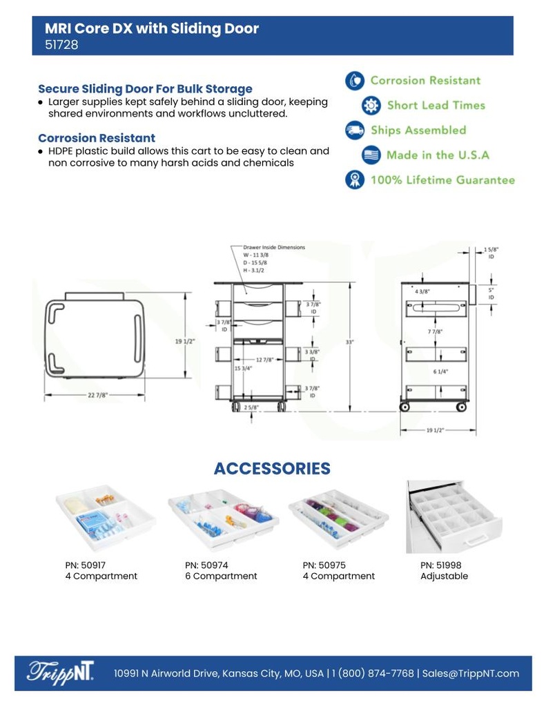 MRI Core DX with Sliding Door