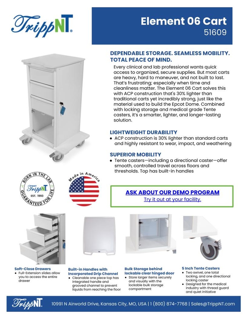 TrippNT White Element 06 Cart