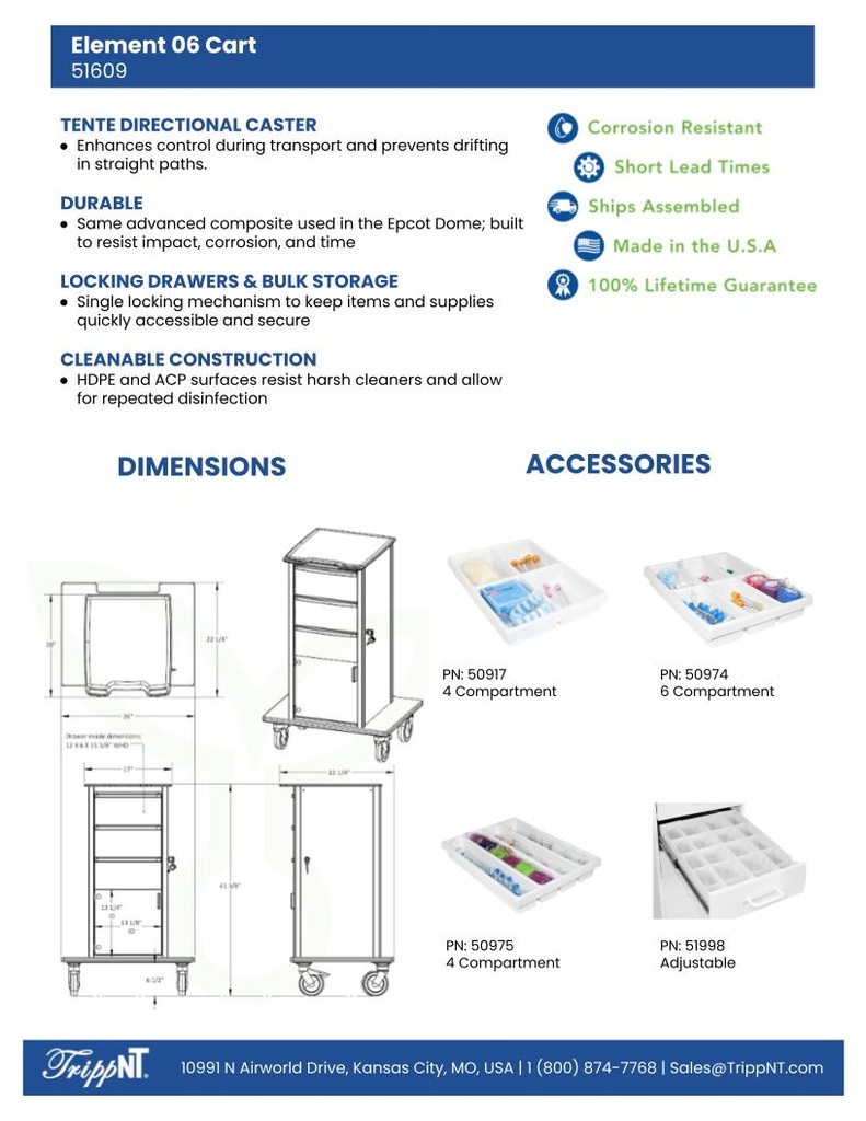 TrippNT White Element 06 Cart