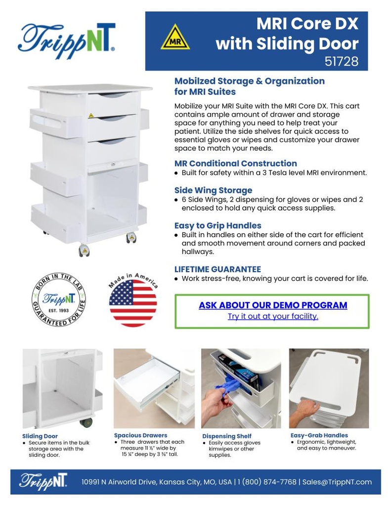 MRI Core DX with Sliding Door