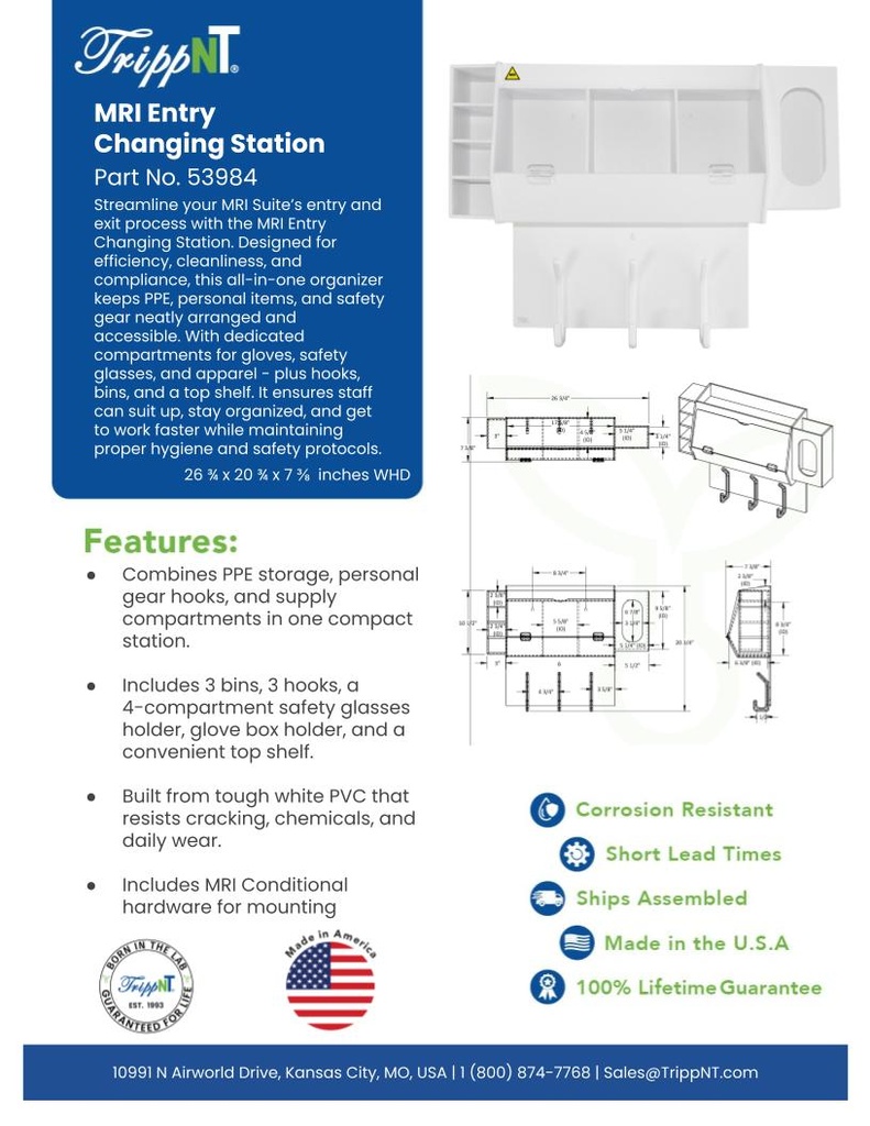 MRI Entry Changing Station