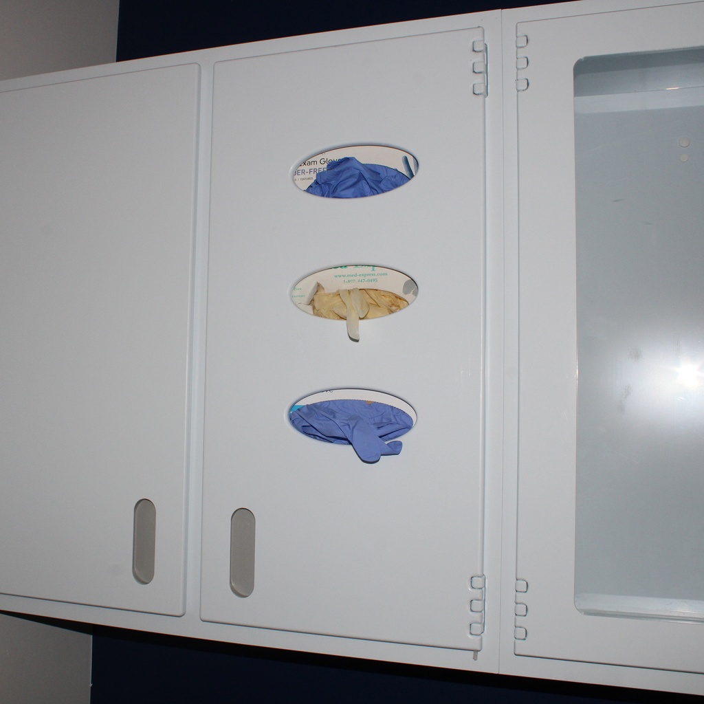 Triple Glove Box Door Mounted