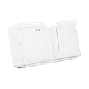 Wide Clear Dual Paper Towel Dispenser