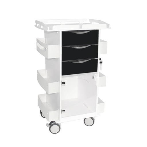 Core DX with Hinged Door & Railtop, Dolphin Gray | TrippNT