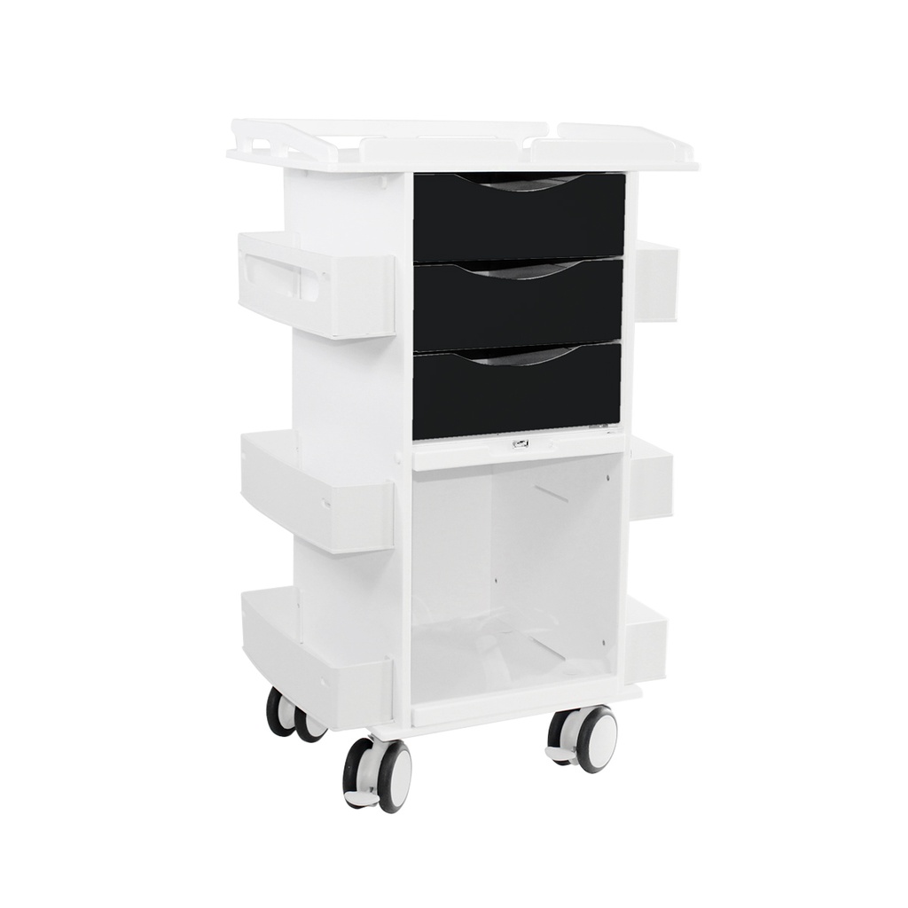 Core DX Cart Sliding Door & Railtop, Black