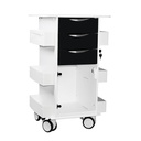Core DX Cart with Hinged Door, Black