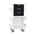 Core DX Cart with Sliding Door, Black