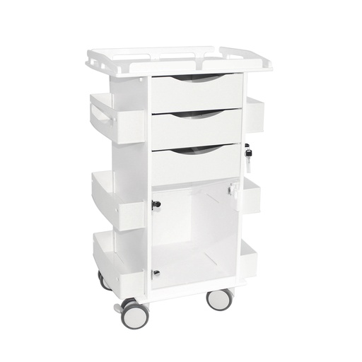 Core DX with Hinged Door & Railtop, Dolphin Gray | TrippNT