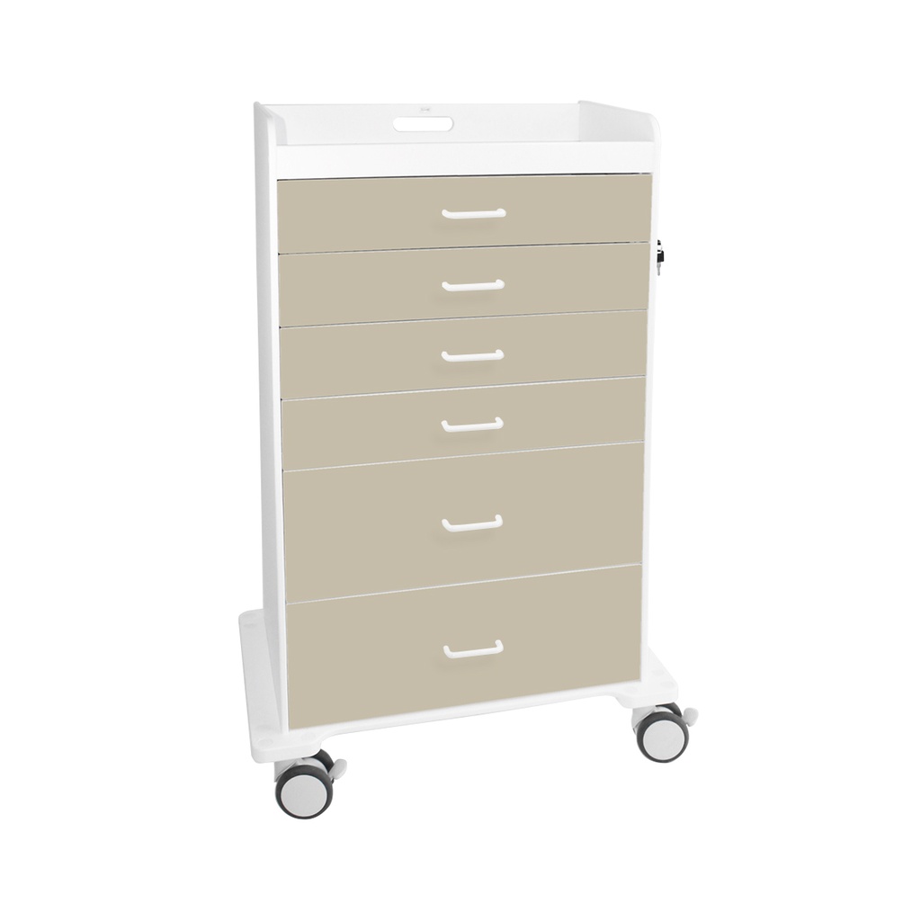 Procedure Cart, Almond Beige
