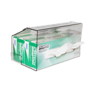 Undermount Two-Bin Large Clear Kimwipe Dispenser, Magnet Mount