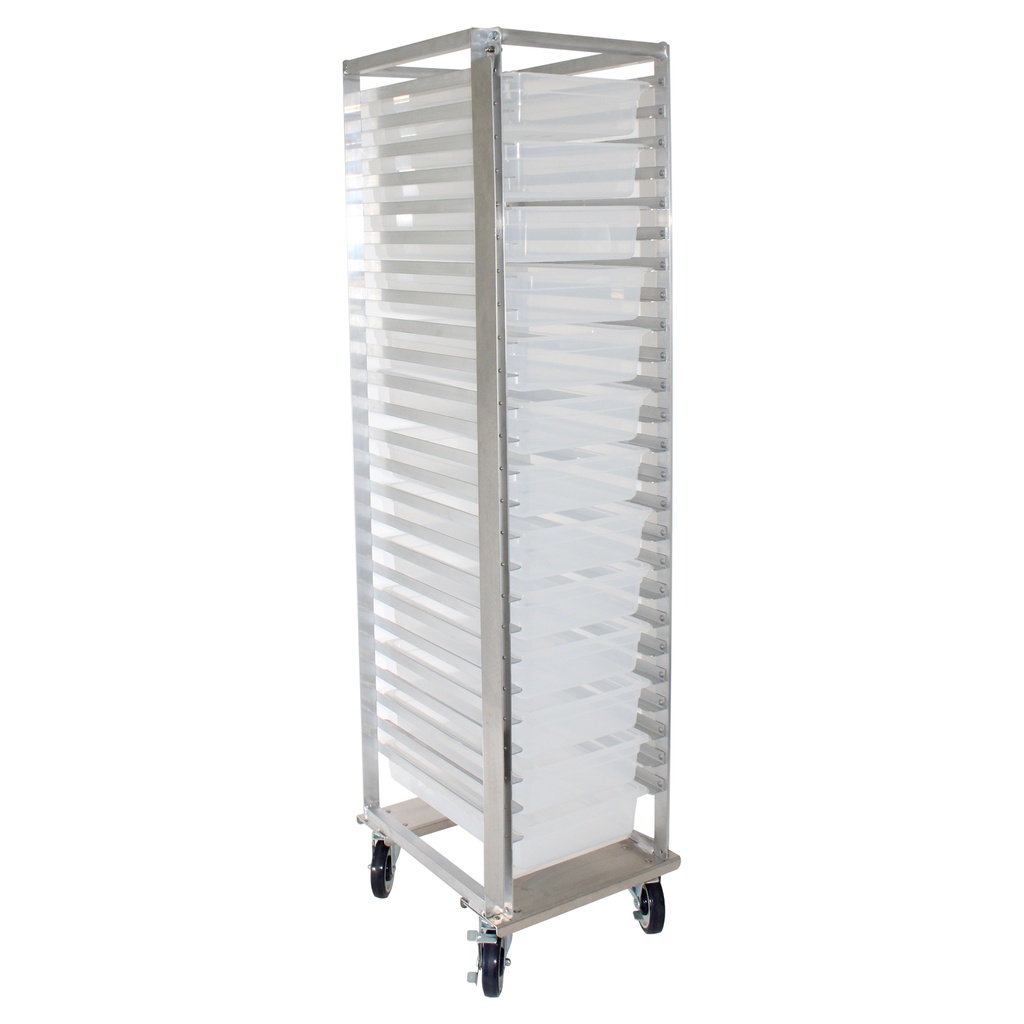 LabFlow Storage Rack with 4" Polypro Trays