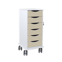 Core SP 6 Drawer with Almond Beige Drawers