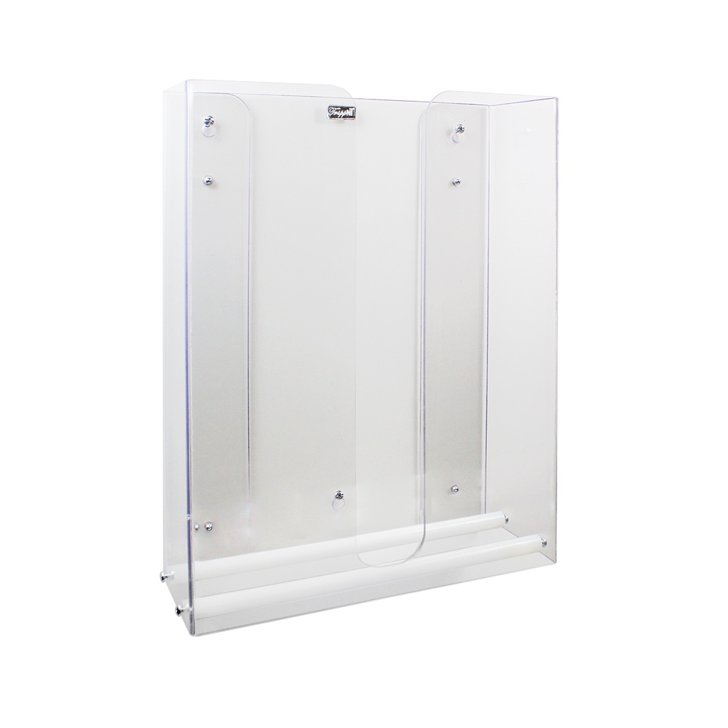 Double Clear Dual Dispensing Paper Towel Holder