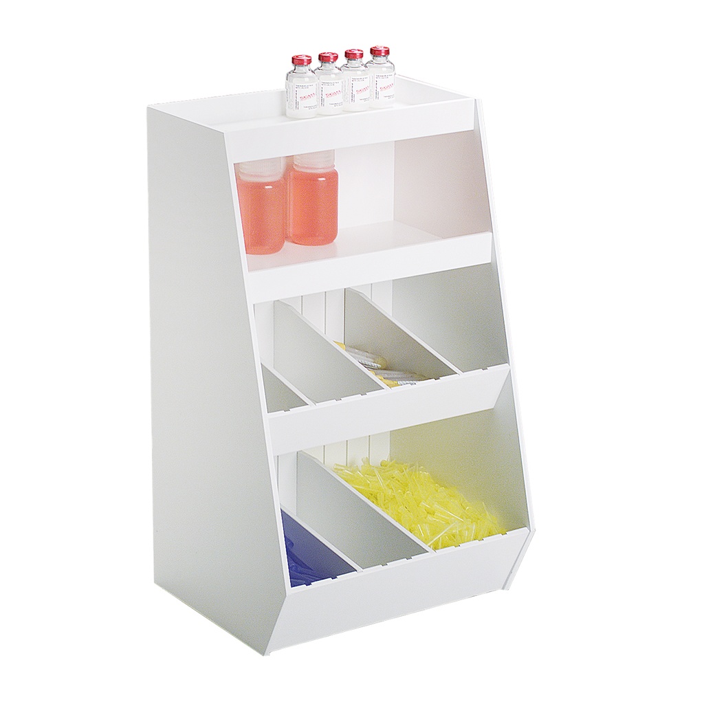 Lab Storage Shelf w/ 2 Shelf & 9 Bins | TrippNT