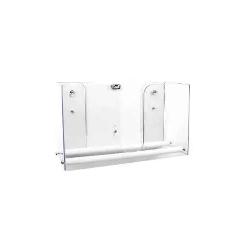 [51281] Single Clear Dual Dispensing Paper Towel Holder