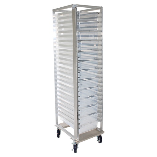 [54111] LabFlow Storage Rack with 4" Polycarb Trays