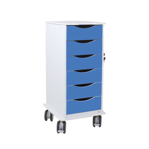 [54045] Core SP 6 Drawer with Blue Drawers