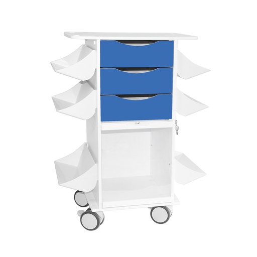 [53495] Core CL Cart with Global Blue Drawers