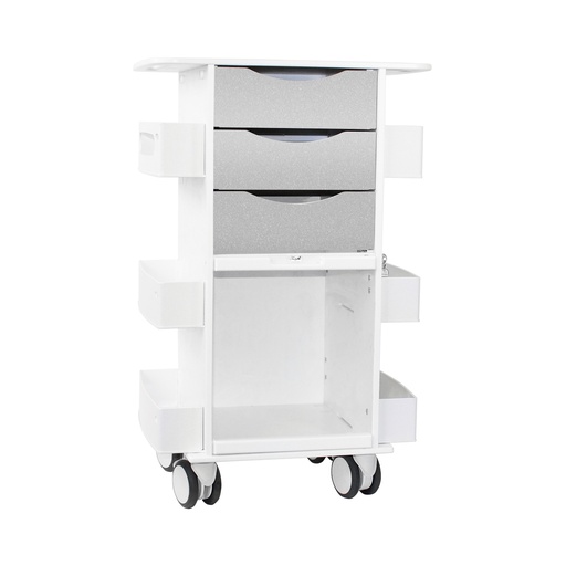 [53372] Core DX Cart with Sliding Door, Silver Metallic