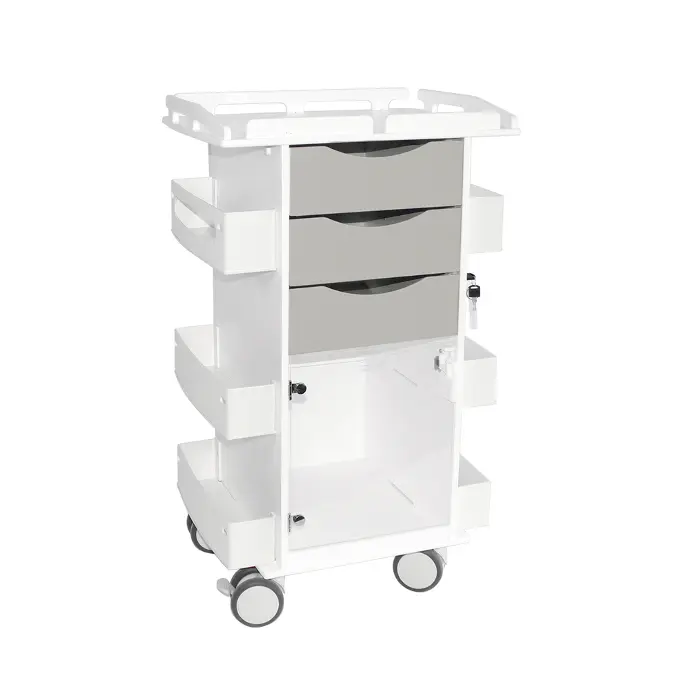 Core DX with Hinged Door & Railtop, Dolphin Gray | TrippNT