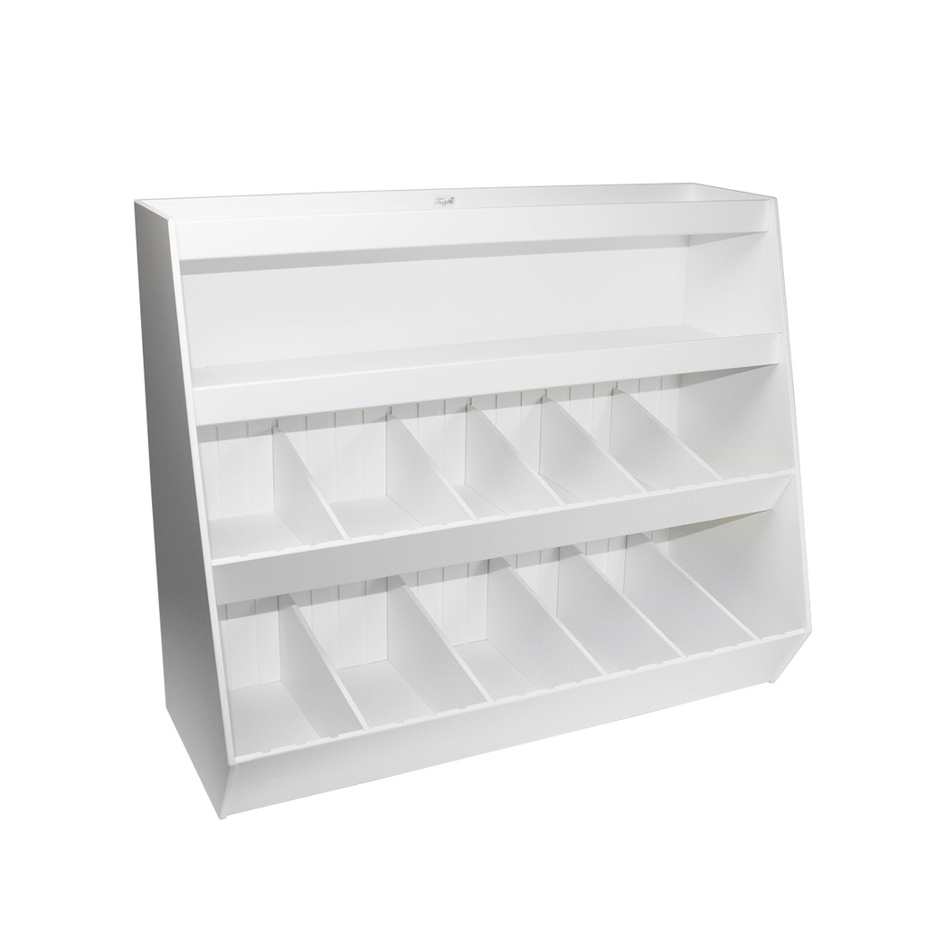 Large Lab Storage Shelf w/ 2 Shelf & 12 Bins | TrippNT