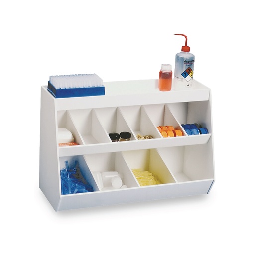 [50093] Lab Storage Shelf with 10 Bins